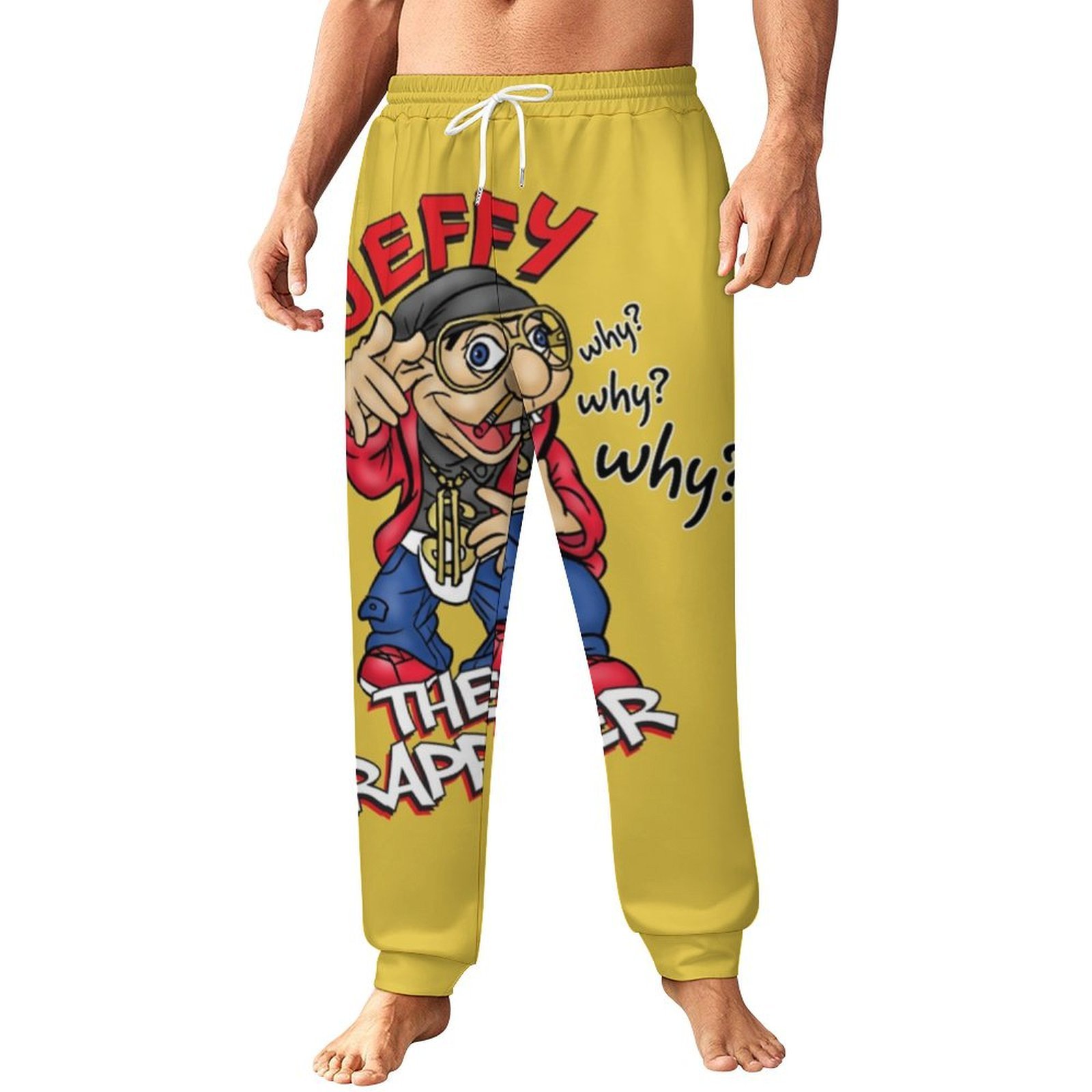 Game Rapper Pants Rapper Jeffy Puppet Men's Sweatpants Trousers 3D Printed Joggers Track ...