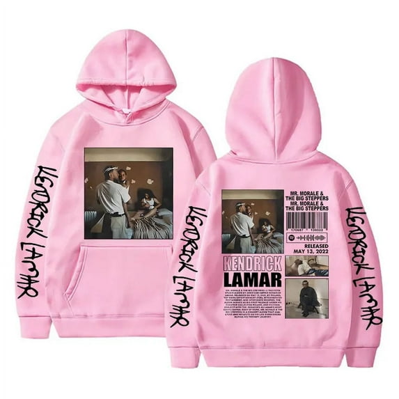 Rapper Kendrick Lamar Graphic Hoodie Album Mr Morale & The Big Steppers Print Sweatshirts Men Women Trend Hip Hop Loose Hoodies