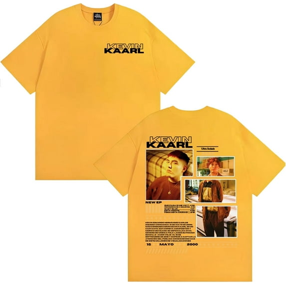 Rapper Kevin Kaarl Ultra Sodade Tour 2025 Graphic T Shirt Men Women Fashion Casual O-Neck T Shirts Vintage 90s Oversized T-shirt