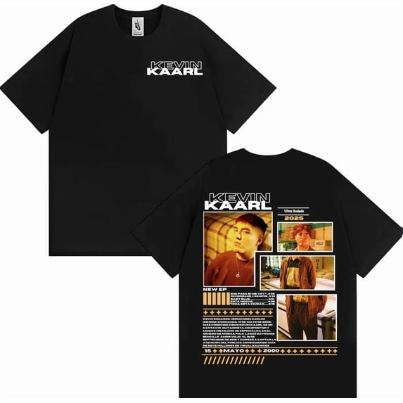Rapper Kevin Kaarl Ultra Sodade Tour 2025 Graphic T Shirt Men Women Fashion Casual O-Neck T Shirts Vintage 90s Oversized T-shirt