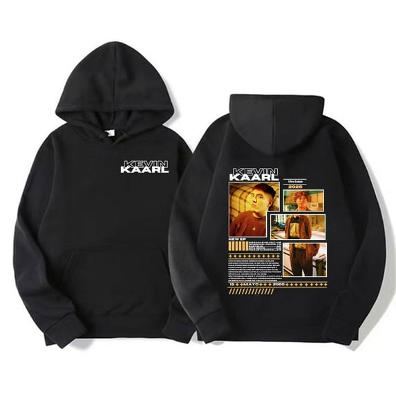 Rapper Kevin Kaarl Ultra Sodade Tour 2025 Hoodie Men Women Casual Fleece Long Sleeve Pullover Fashion Retro Oversized Sweatshirt