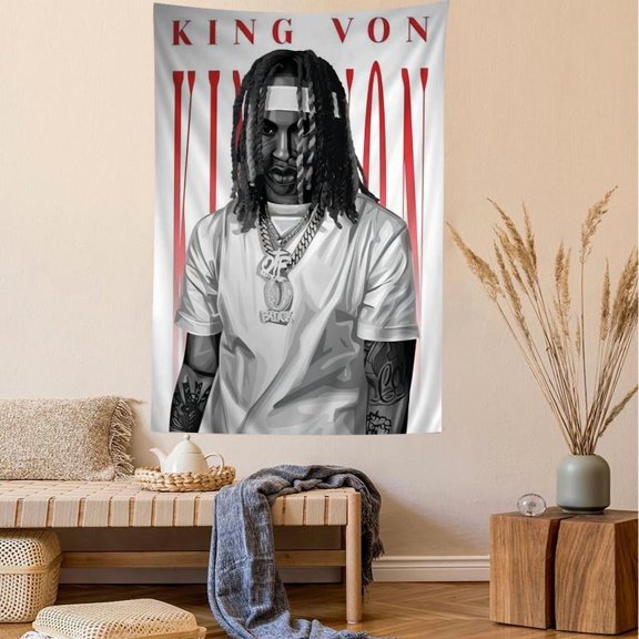 Rapper King Cool Von Hippie Wall Hanging Tapestries Bohemian Wall Tapestries Mandala INS Home Decor Gift