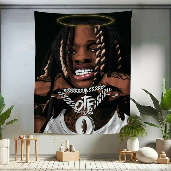 Rapper King Cool Von Hippie Wall Hanging Tapestries Bohemian Wall Tapestries Mandala INS Home Decor Gift
