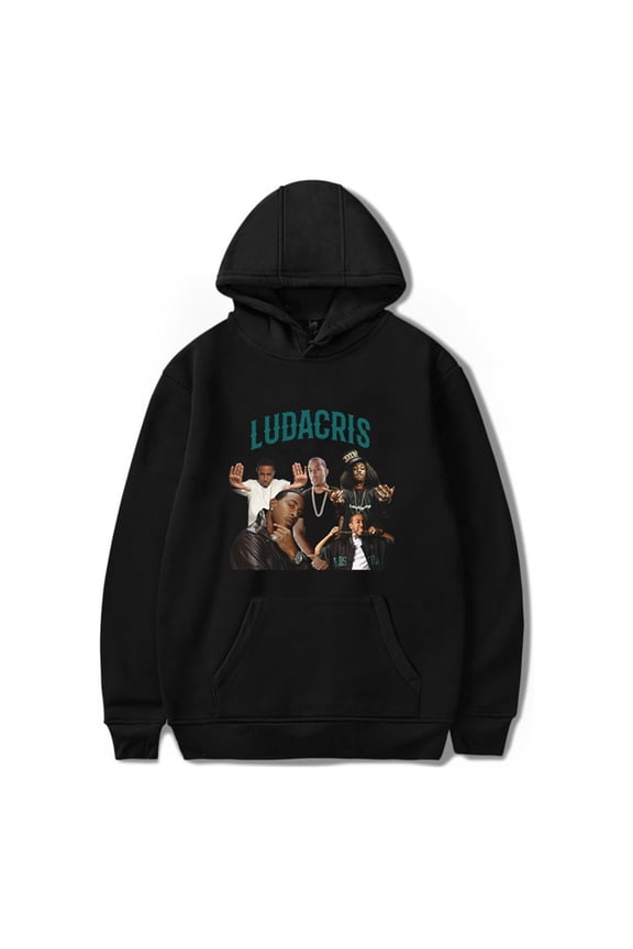 Rapper Ludacris Hoodie Vintage Clothes Unisex Longsleeve Pullover Hip Hop Sweatshirt