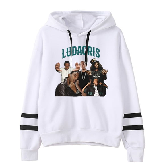 Rapper Ludacris Pullover Hoodies Men Women's Pocketless Sweatshirts Vintage Clothes