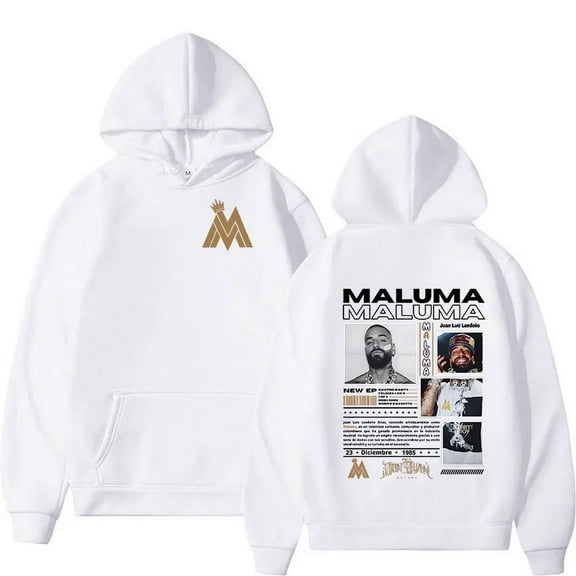 Rapper MALUMA 2025 Tour Album Hoodie Men's Hip Hop Long Sleeve Oversized Sweatshirt Y2k Unisex Fashion Pullover Hooded Streetwear