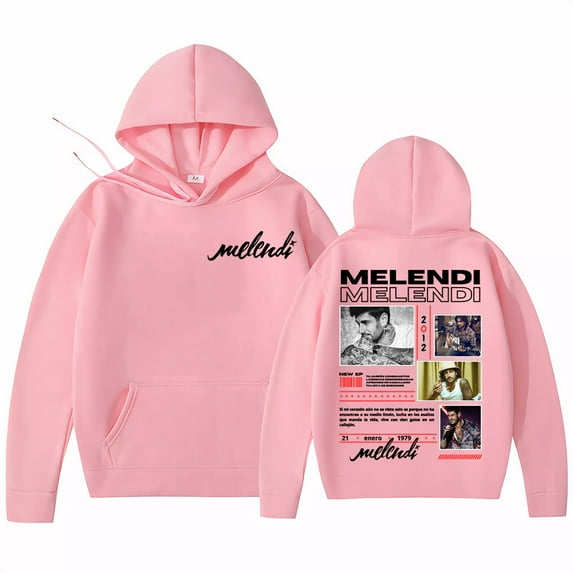 Rapper Melendi Album 2025 Tour Merch Sweatshirt Men Women Fashion Hip Hop Gothic Retro Hoodies Casual Fleece Oversized Pullovers