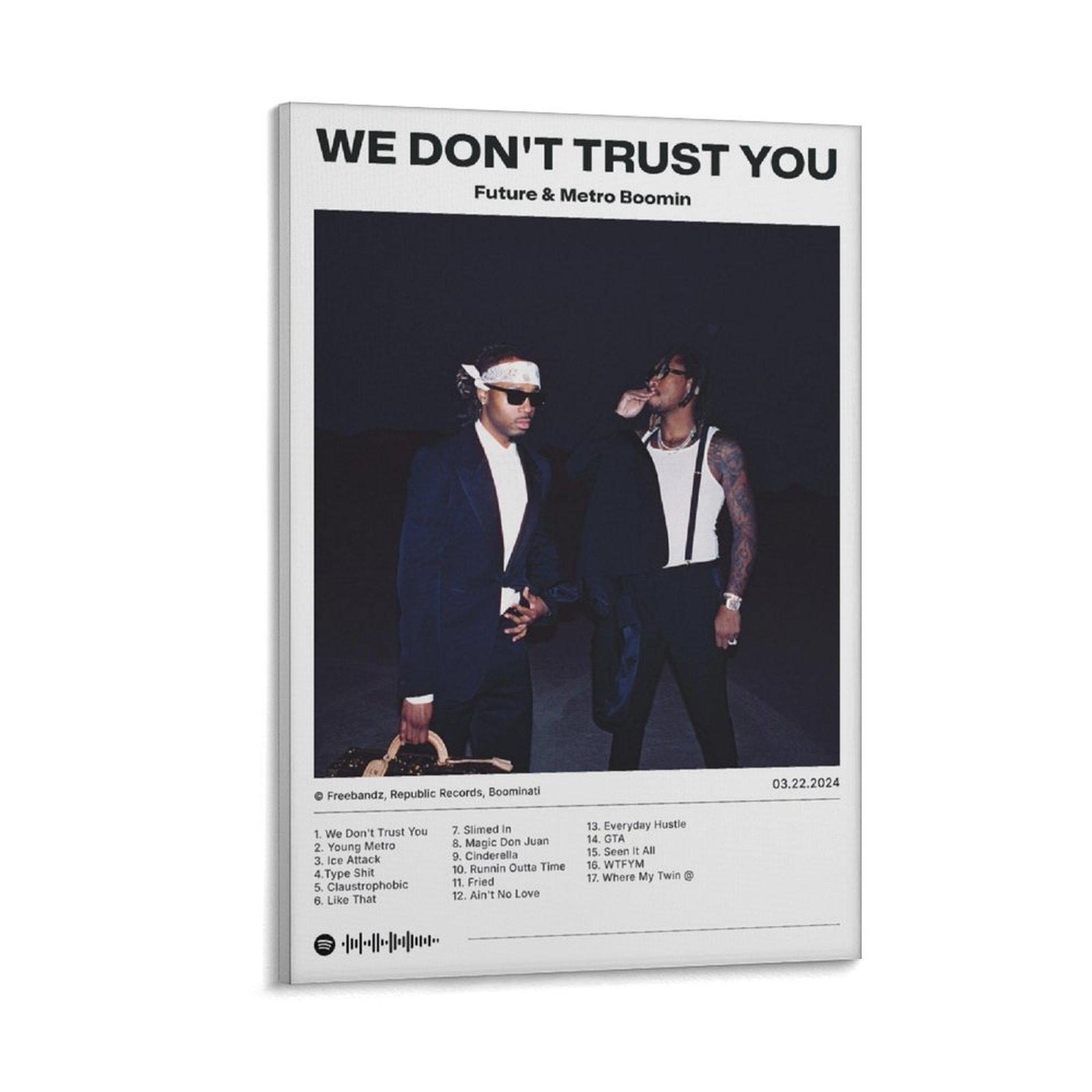 Rapper Metro Singer Boomin Rap Hip Hop WE DONT TRUST YOU Music Album ...