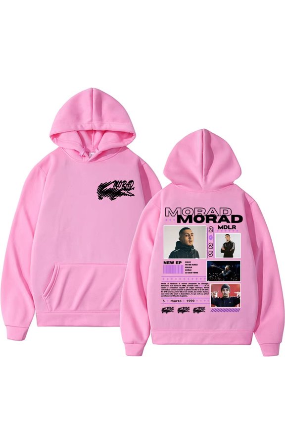 Rapper Morad Tour Merch 2025 Hoodies Women Men Unisex Fashion Sweatshirt Pullover Casual Streetwear Long Sleeve Casual Sweatshirt Clothes