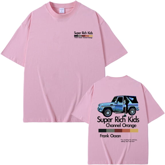 Rapper Music 2Side T-shirt Hip hop Unisex Tshirt Hip Hop T Shirt Men Fashion Vintage Street Tees Vintage Hip Hop Shirt, Casual Fashion, Hot Trending Shirt LIGHT PINK