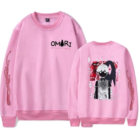 Omori Merch Crew Neck Sweatshirt Men/women Pullover Long Sleeve Game Print Logo Cool Casual Pullover