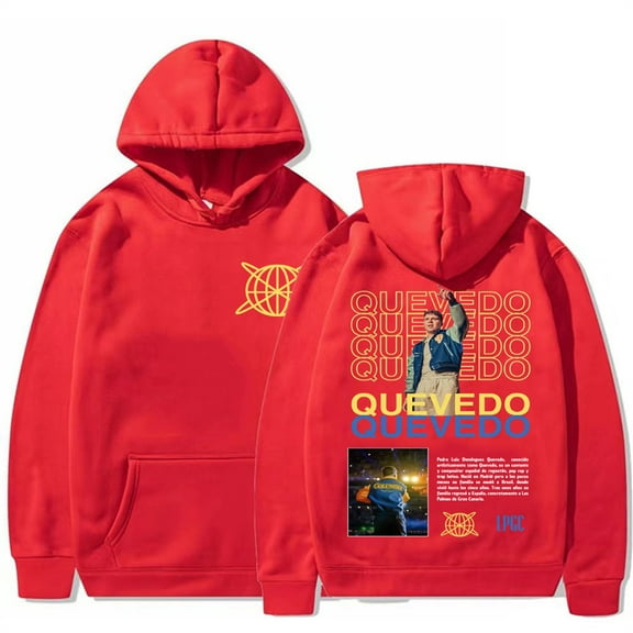 Rapper QUEVEDO Buenas Noches 2025 Tour Hoodies Women Men Long Sleeve Casual Sweatshirt Clothes