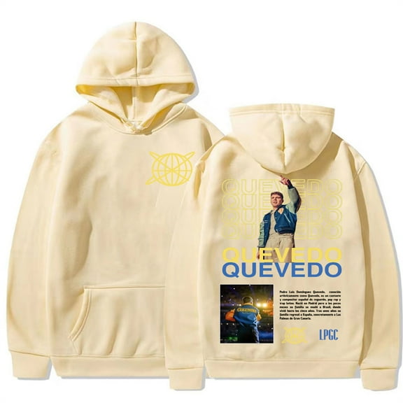 Rapper QUEVEDO Buenas Noches 2025 Tour Hoodies Women Men Long Sleeve Casual Sweatshirt Clothes