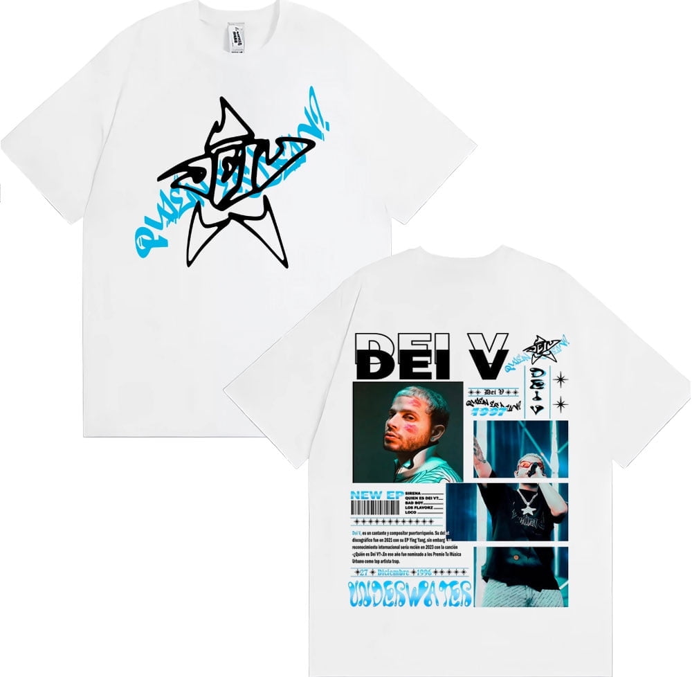 Rapper Quien Es Dei V? Underwater 2025 Tour T-shirt Men's Clothing ...