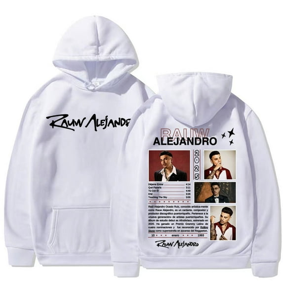Rapper Rauw Alejandro 2025 Tour Merch Hoodie Pullovers Men Women Fashion Hoodies Graphic Teen Pullover Sweatshirt Streetwear