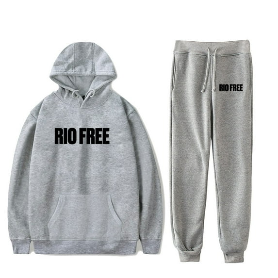 Rapper Rio Da Yung Og Merch Rio Free Hoodie Jogger Pants Two Piece Women Men Sweatshirts+Sweatpants