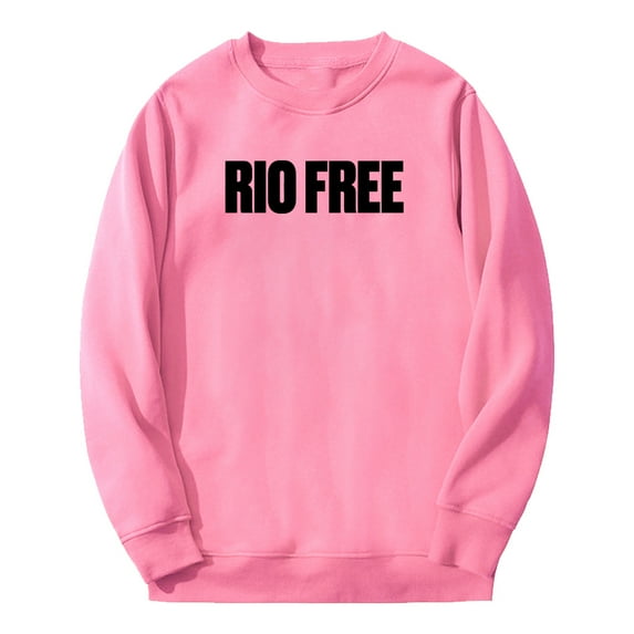 Rapper Rio Da Yung Og Merch Rio Free Logo Crewneck Long Sleeve Streetwear Women Men Sweatshirt
