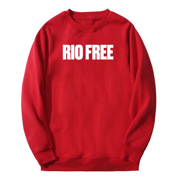 Rapper Rio Da Yung Og Merch Rio Free Logo Crewneck Long Sleeve Streetwear Women Men Sweatshirt