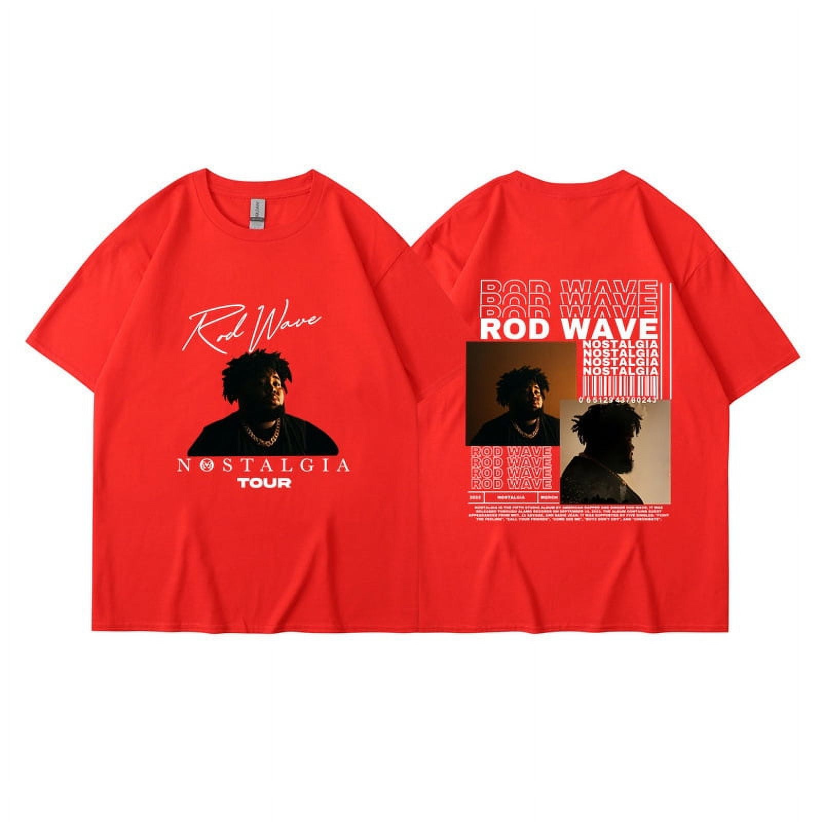 Rapper Rod Wave Last Lap Tour 2025 Print T Shirt Men's Hip Hop Retro ...