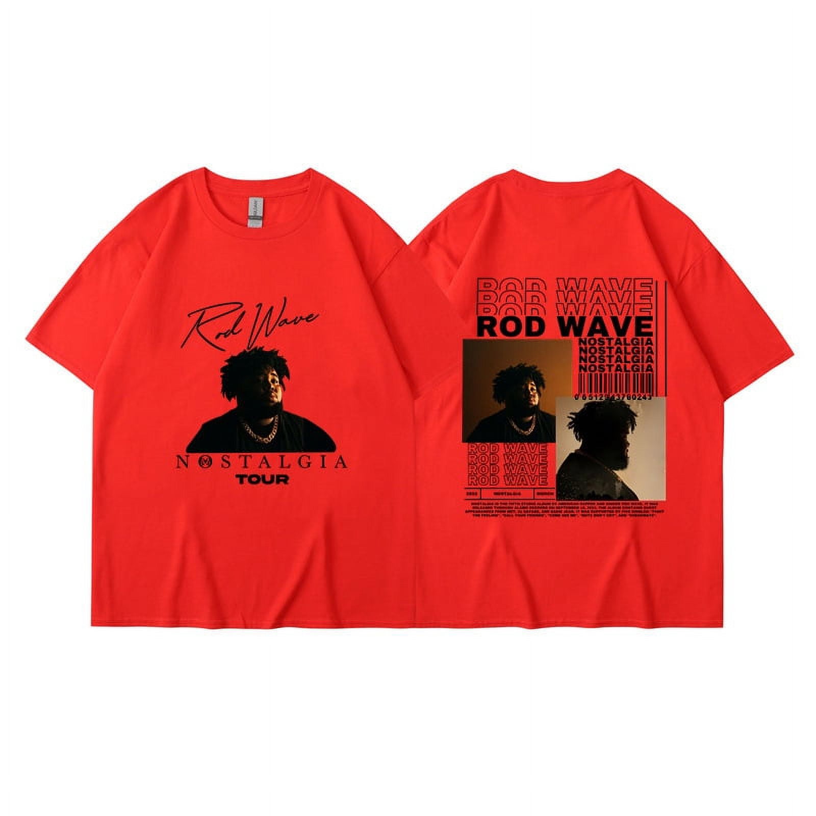 Rapper Rod Wave Last Lap Tour 2025 Print T Shirt Men's Hip Hop Retro ...