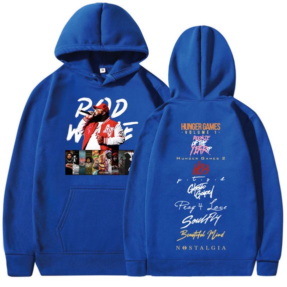 Rapper Rod Wave Last Lap Tour Album Cover Hoodies Men Women Hip Hop Oversized Sweatshirt Vintage Harajuku Pullovers Streetwear