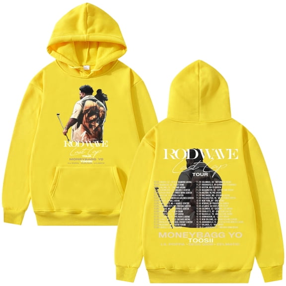 Rapper Rod Wave Last Lap Tour Hoodie Autumn Winter Men Women Hip Hop Fashion Oversized Sweatshirt Men's Fleece Cotton Hoodies