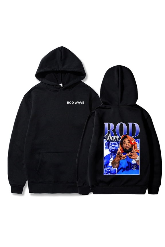 Rapper Rod Wave Merch Hoodie Last Lap 2025 Tour Harajuku Pullover Tops Men Women Sweatshirt Fans Gift