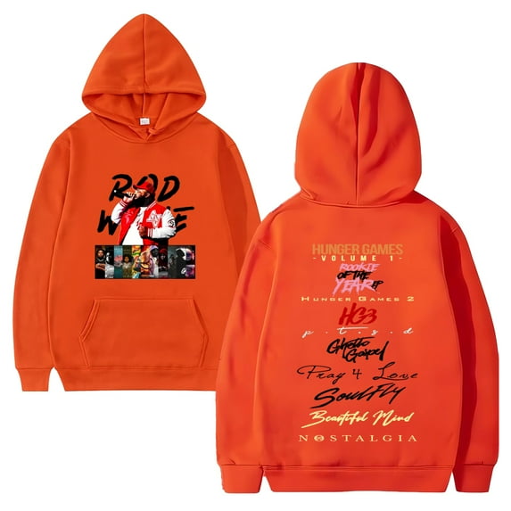 Rapper Rod Wave Merch Hoodie Music Album Last Lap 2025 Tour Hoodies Harajuku Pullover Tops for Men Women Sweatshirt Fans Gift