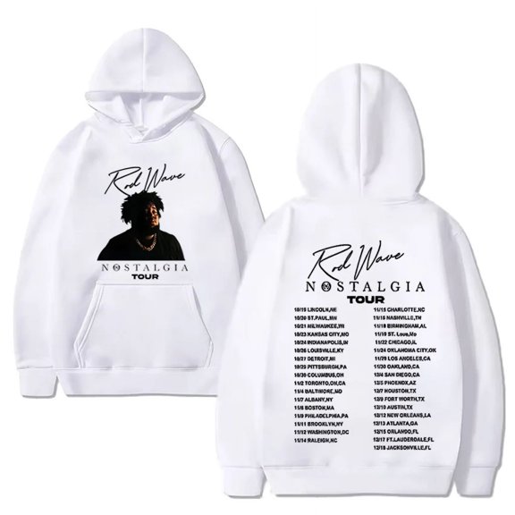 Rapper Rod Wave Merch Hoodies Streetwear Y2k Hoodie Harajuku fashion Pullover Oversized Fleece Sweatshirt Long Sleeve Printed Hoody