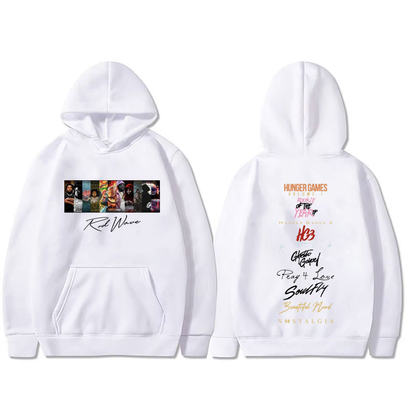 Rapper Rod Wave Music Album Cover Graphic Hoodie Men Women's Vintage ...