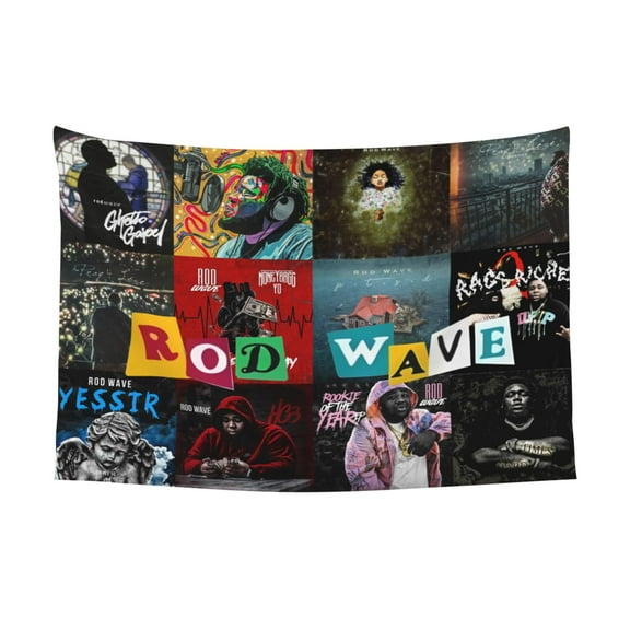 Rapper Rod Wave Tapestry Home Decor Wall Hanging for Bedroom