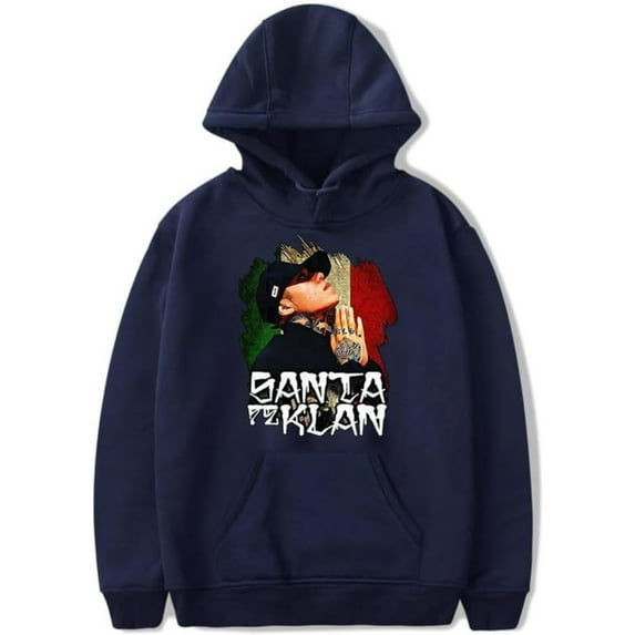 Rapper Santa Fe Klan Merch Hoodie Pockets Drawstring Unisex Hooded Sweatshirt Fashion Clothing
