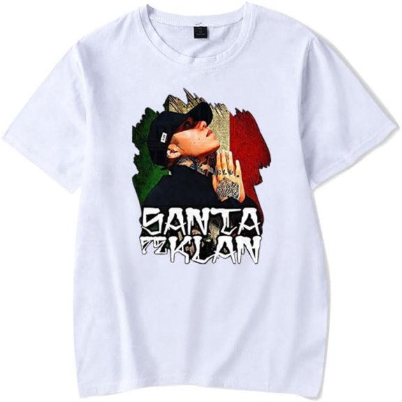 Rapper Santa Fe Klan Merch Short Sleeve T-shirt Unisex Fashion Crew Neck Top