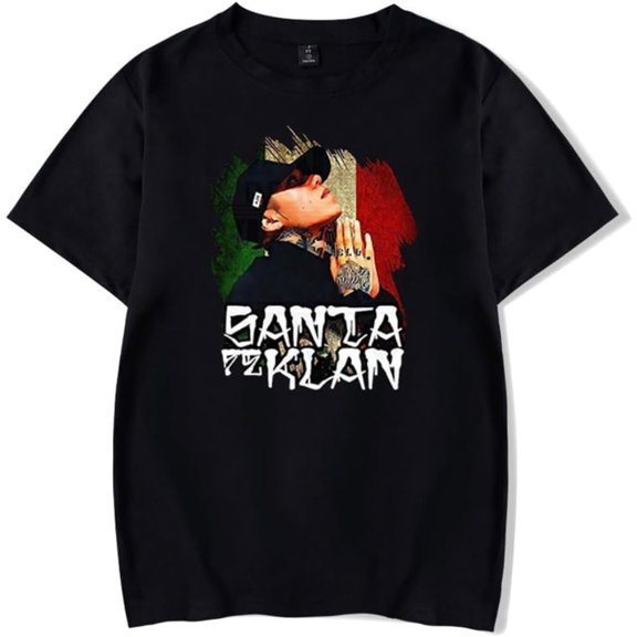 Rapper Santa Fe Klan Merch Short Sleeve T-shirt Unisex Fashion Crew Neck Top