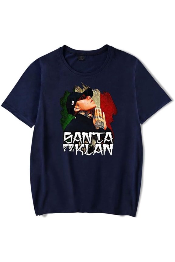 Rapper Santa Fe Klan Merch Short Sleeve T-shirt Unisex Fashion Crew Neck Top