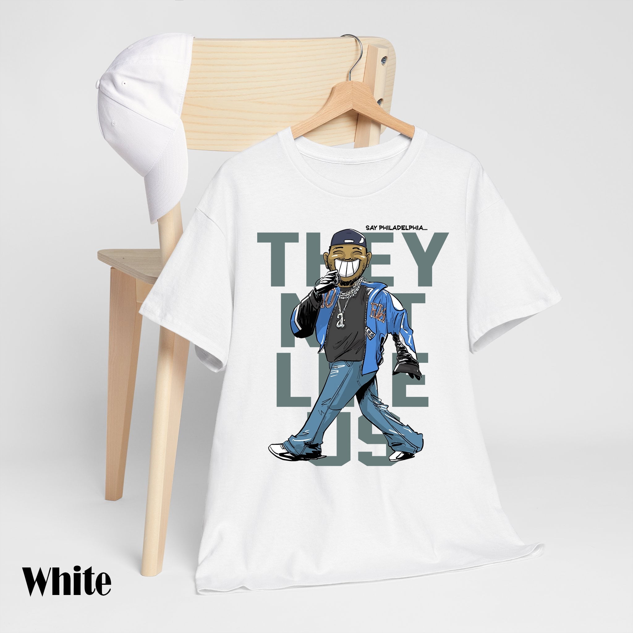 Rapper Say Philadelphia Team Fan Graphic Cartoon Meme T-Shirt Shirt ...