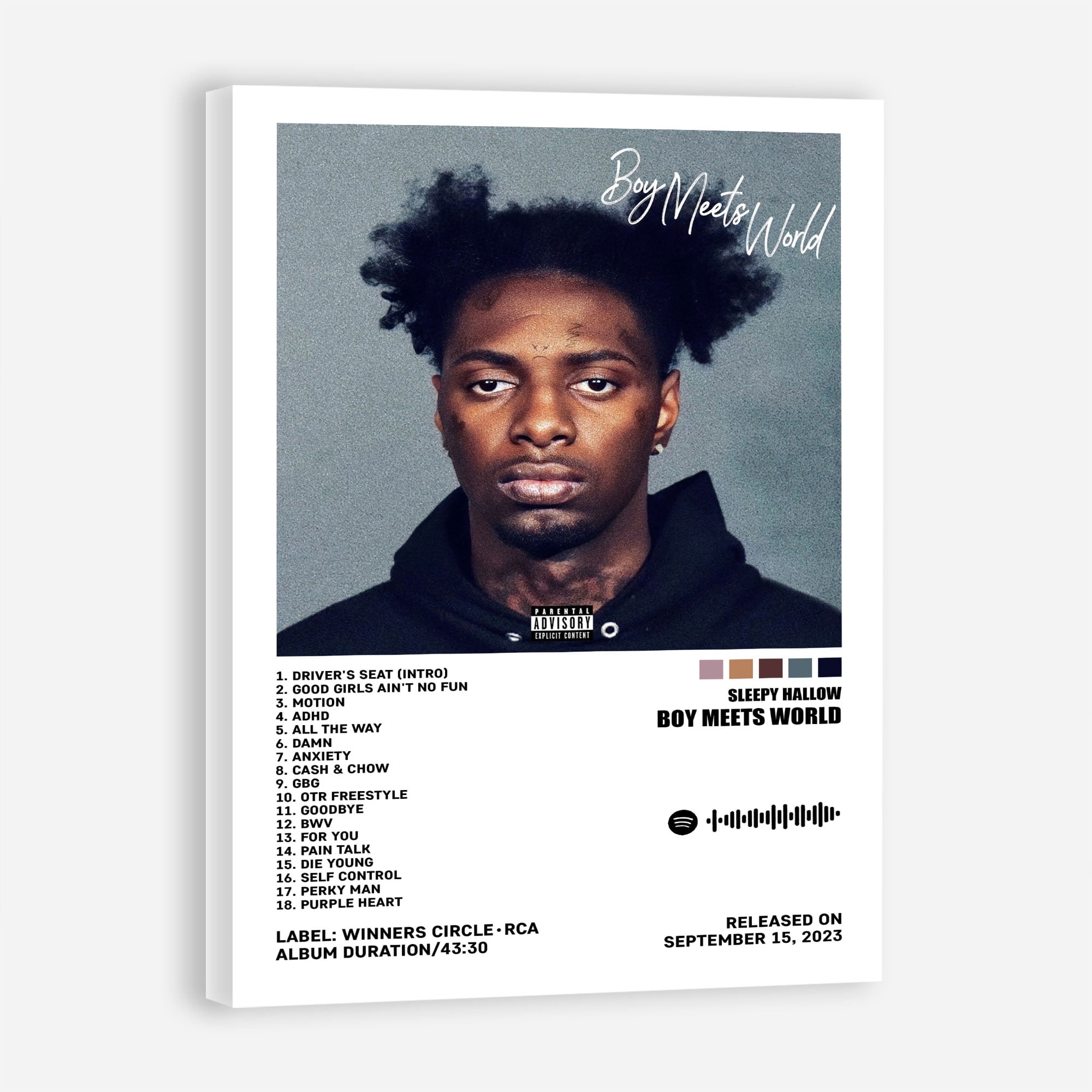 Rapper Sleepy Hallow Boy Meets World Music Album Cover Posters for Room ...