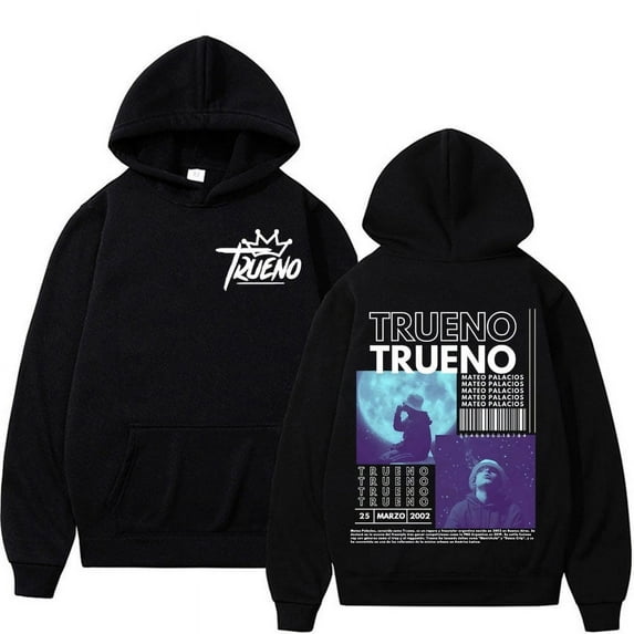 Rapper Trueno Album Cover Hoodie Male Harajuku Hip Hop Punk Rock Hoodies Men Women Fashion Casual Fleece Pullovers Sweatshirt