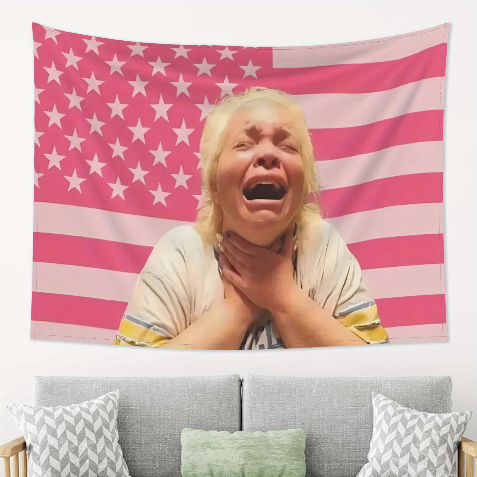 [Rapper Wall Art] Durable Rapper Wall Art, Collapsed Girl Wall Hanging ...