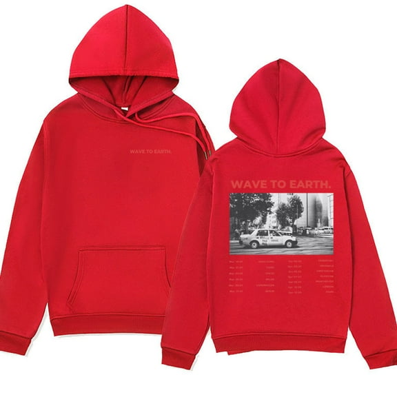Rapper Wave To Earth Merch Tour Print Hoodie Men Women Hip Hop Sweatshirt Autumn Fashion Casual Harajuku pullover hoody