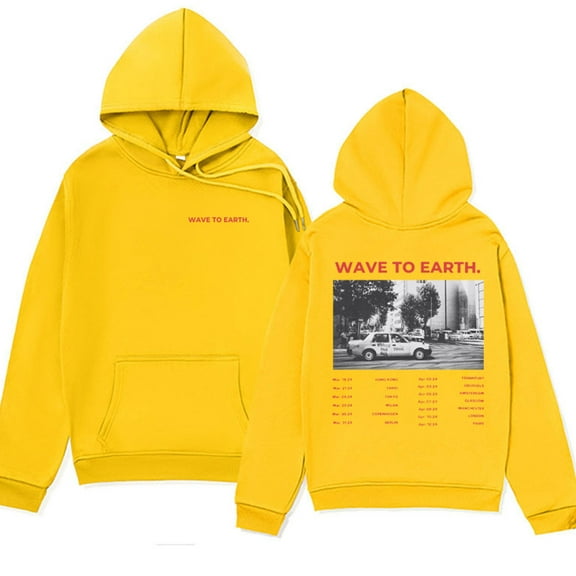 Rapper Wave To Earth Merch Tour Print Hoodie Men Women Hip Hop Sweatshirt Autumn Fashion Casual Harajuku pullover hoody
