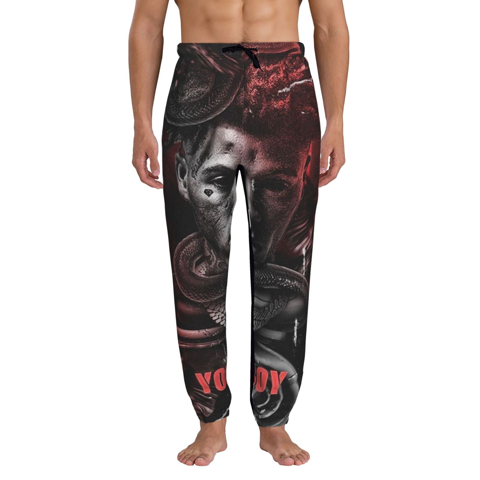 Rapper YoungBoy Never Broke Again Mens Sweatpants Joggers Track Pants Casual Active Sports Trousers With Drawstring And Pockets