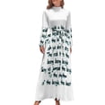 thumbnail image 1 of Rapper's Delight Lyrics Long Dress Woman fashion Prom gown evening dresses ladies summer dresses, 1 of 4