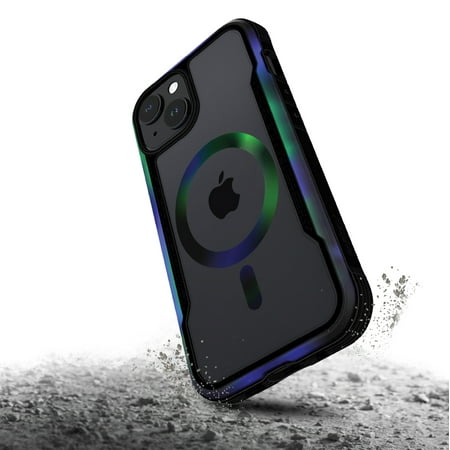 Raptic Shield 2.0 MagSafe Shock-Resistant Case for iPhone 15/14/13, Black Onyx
