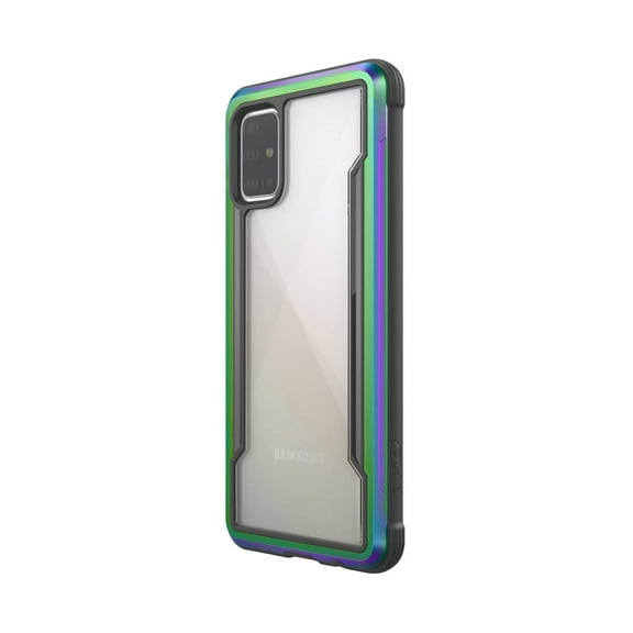 Raptic Shield Case Compatible with Samsung A51 Case, Shock Absorbing Protection, Durable Aluminum Frame, 10ft Drop Tested, Fits Samsung A51, Iridescent
