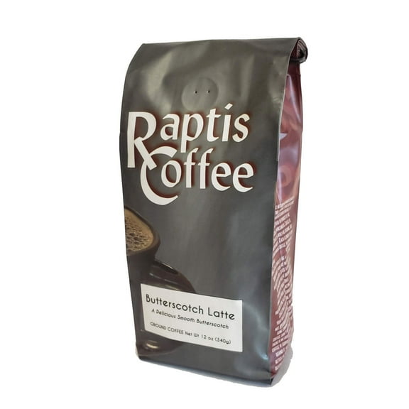 Raptis Coffee Roasters Butterscotch Latte Ground Coffee 12oz