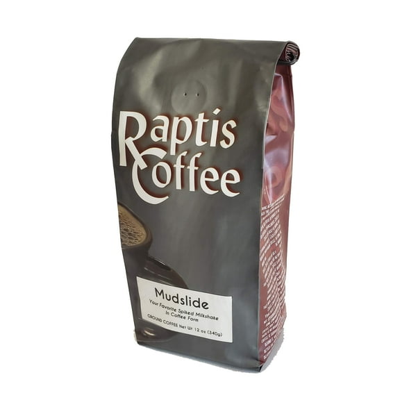 Raptis Coffee Roasters Mudslide Ground Coffee 12oz