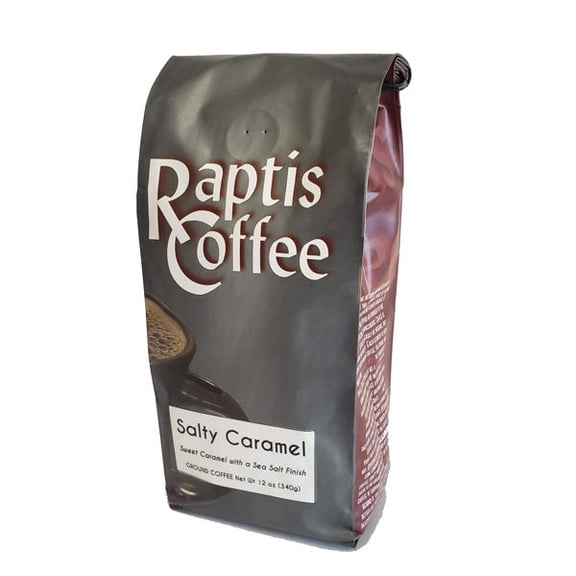 Raptis Coffee Roasters Salty Caramel Ground Coffee 12oz
