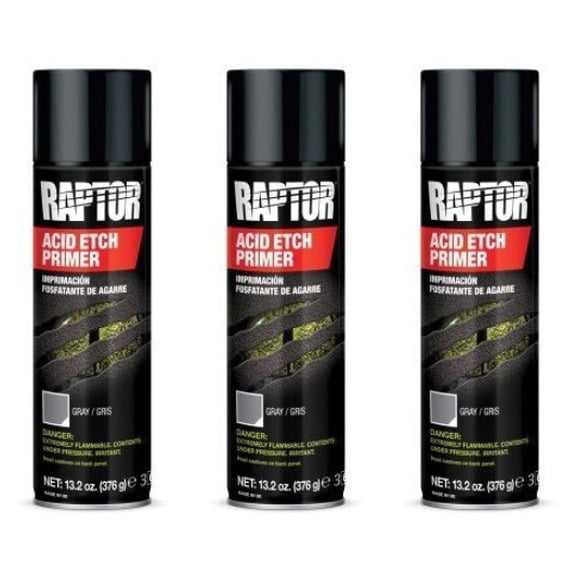 Raptor Acid Etch Primer UP5023 U-POL Products UP5023 (3 Pack)