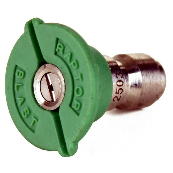 Raptor Blast 1/4" Stainless Steel Quick Connect 25 Degree Nozzle 4.5